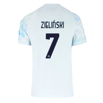 Billige Fotballdrakt Inter Milan Piotr Zielinski #7 Replika Bortedrakt 2025-26 Kortermet